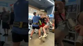 Brawl Breaks Out in WWE Superstore 😳 #summerslam