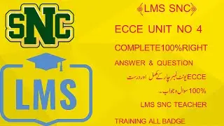 LMS ECCE Solved complete unit4| #AnswerKeyLMS ECCE How to Complete unit 4|SNC Solved activities