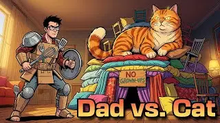 Dad vs. GIANT PILLOW FORT! 🏰 (Funny Family Animation & LEGO Fail) #sleepytalesmelodies
