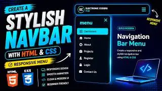 Creating a Stylish Navigation Bar with HTML & CSS