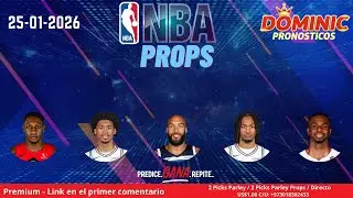 MIS 5 PICKS NBA PROPS HOY GRATIS🏀 25-01-2025 #NBA #PICKS #PROPS 🔥🏀🔥