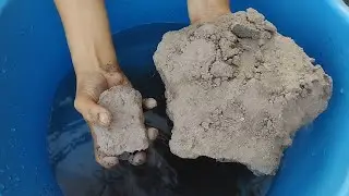ASMR: Silky Earthy Brown Texture Water Crumbling 💦💦 Soothing Sounds | Satisfying ASMR Crushing