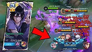 43 KILSS + SAVAGE!! 💀SUYOU NEW SEASON BEST ONE SHOT BUILD & EMBLEM IN SOLO RANK!(Must try!) - MLBB