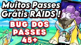 HOJE ! BUG Dos PASSES 45+ MUITOS PASSES GR&Aacute;TIS De REIDE Pok&eacute;mon GO FAKEGPS HACK TELEPORT SEM SOFTBAN
