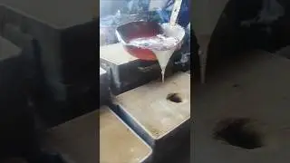 Aluminum Melt Clean Reaction #shorts