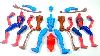 AVENGERS SUPERHERO.. CAPTAIN AMERICA vs SIREN HEAD vs SPIDERMAN vs RED SPIDERMAN.. 