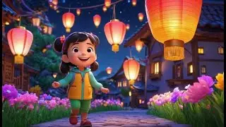 The Shy Lantern Hid Behind the Door 🏮 | Nursery Rhymes for Kids & Baby Songs