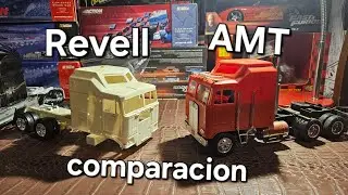 Kenworth K100 comparacion, Revell o amt? trailers y camiones a escala 1 32