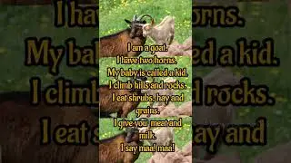GOAT | Learn about Goat.| Farm Animals.