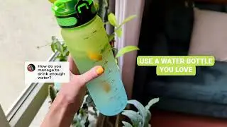 Live Infinitely 34oz Water Bottle, Lilypad