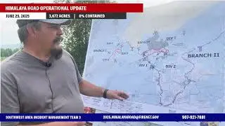 Himalaya Road Fire Operations Update - AK DOF - June 25, 2025