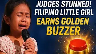 Judges STUNNED! Filipino Little Girl&rsquo;s Emotional Performance Earns the GOLDEN BUZZER on AGT 2025