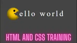 Html and CSS training (fish eating words)