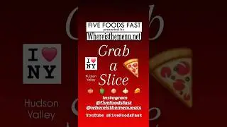 Hudson Valley Pizza 🍕 Five Foods Fast! #fivefoodsfast #pizza #cheese (1-5) What's your pick? #food