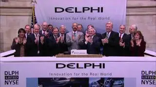 18 November 2011 Delphi Automotive rings the NYSE Opening Bell