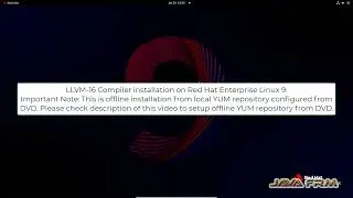 How to install Clang LLVM 16 from DVD and how to compile and run C/C++ on Red Hat Enterprise Linux 9