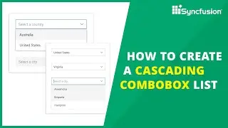 Create a Cascading ComboBox Using Vue ComboBox