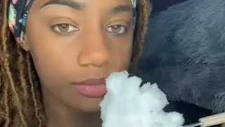 Eating freezer frost/ Crispy freezer frost/ big bowl of Frost