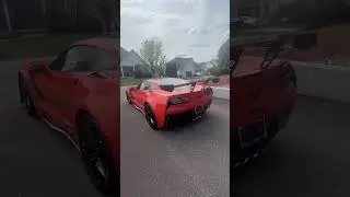 Sebring Orange 2019 Chevrolet Corvette ZR1 3ZR ZTK with 7 Speed Manual Transmission