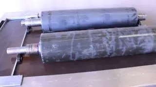 Anilox roller cleaning. Ink removal. ultrasonic cleaning.