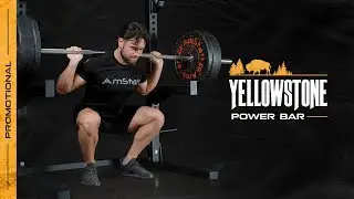 Heavy-Duty Barbell for Powerlifters | Yellowstone Power Bar by AmStaff