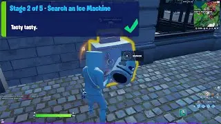 Search an Ice Machine Quest in Fortnite 🧊