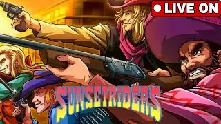 🔴Sunset Riders [SNES] Gameplay at&eacute; zerar ao vivo