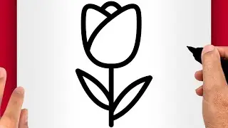 (TEGNE VIDEOER) SØTE TEGNINGER AV BLOMSTER | HVORDAN MAN TEGNER EN ROSE TEGNING