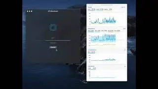 16 inch MacBook Pro Running Geekbench with intel power gadget monitoring