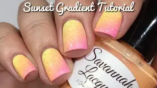 Sunset Gradient using Savannah Lacquer