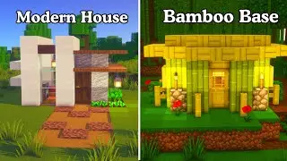 3 Simple Starter Bases for Survival Minecraft🏠! #2