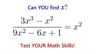 Can You Solve This Rational Equation? Try This Trick!