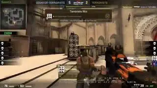 FIRST TIME I KNIFED SOMEONE IN COMPETITIVE [I LOVE CS:GO]