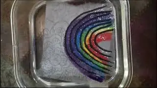 fun with tissue n markers|kids activity #craft #kidsvideo #kidshavingfun #tissuepapercraft #rainbow