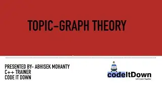 Graph theory | codeItDown - Season 2
