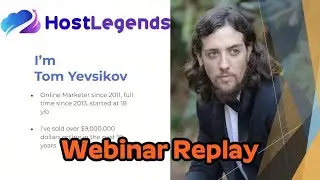 HostLegends Review Webinar Replay Demo Bonus - HostLegends Bundle Deal