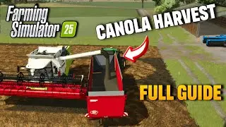 Farming Simulator 25 Canola Harvest Full Guide 2024