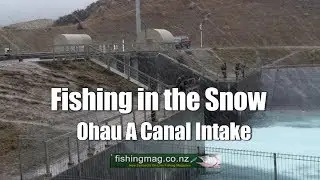 Fishing the Twizel Canals When it's Snowing