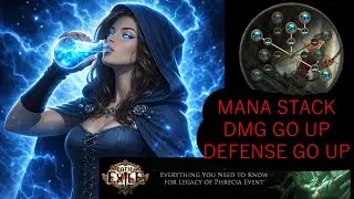 POE 3M+ DPS MANA STACKER: Kinetic Blast of Clustering League Starter (POE Phrecia // Keepers League)