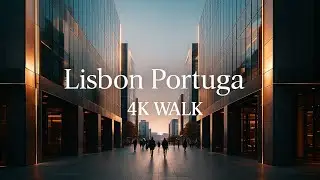Lisbon Urban Ambience 4K &ndash; Modern Architecture & Real-Time City Walk