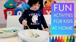 Shaving Cream Art For Kids | Fun Kid's Activities You Can Do At Home I Marie & Amelia