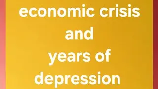 economic  crisis  and years of depression l class 9 history l nazizm and the Rise of Hitler