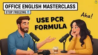 Stop Freezing in Office Conversations | Simple PCR Formula for Confident English
