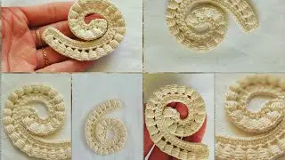 ✓ Irish crochet 🌿 Lesson 2 Ирландское кружево Ирландские мотивы