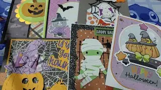 🧡👻 Crafting for a Cause:  Card Drive 👻  Tammy @MEEKABOO32 Patricia @MsTcreates @kimcreate1 Staci