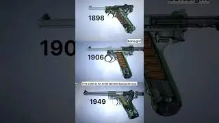 WWII vs Modern Pistols | Luger P08 vs Nambu vs Ruger #modern #ww2 #reload #animation #luger #gungame