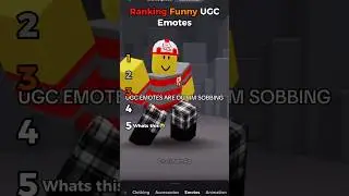 Ranking Roblox Funny Moments (UGC emote edition)