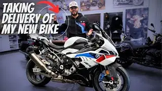 Taking delivery of my new 2025 BMW S1000RR