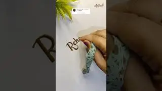 Rehat Name Tattoo art 🤌🏻 #calligraphy #mehndi #mehndidesign #tattoo #henna #shortvideo #shorts