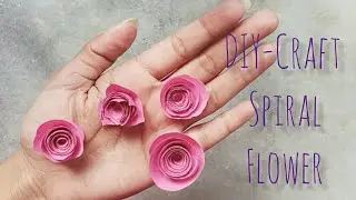 How to Make Paper Rose/4 Easy Different Pattern Paper Flowers ||DIY Spiral Rose||___55